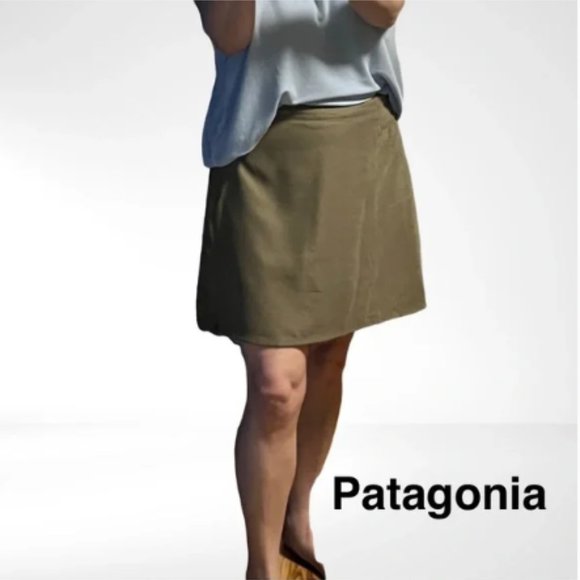 PATAGONIA OLIVE DUWAY SKORT (653) - Picture 1 of 8